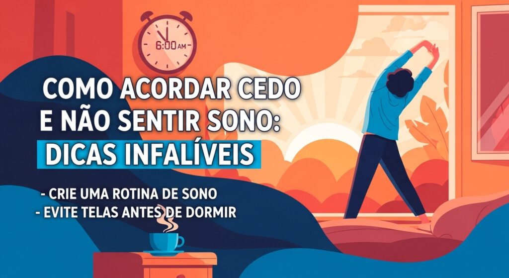 Como acordar cedo