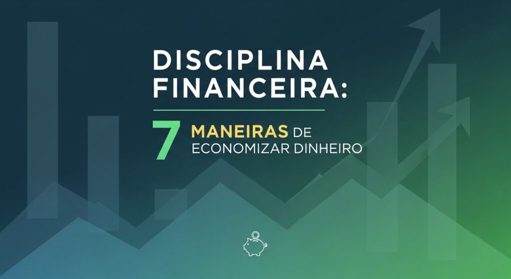 Disciplina Financeira: 7 Formas de Economizar Dinheiro